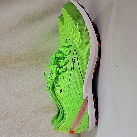Men\'s Brooks Draft‎ XC Running Shoes, Green/Red, Size 11, NWOB, Missing Spikes main image 8